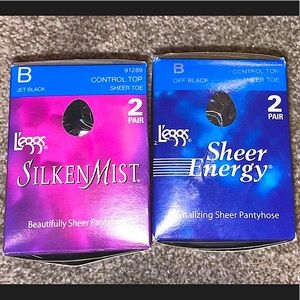 Leggs Sheer Pantyhose Bundle -2 NWT